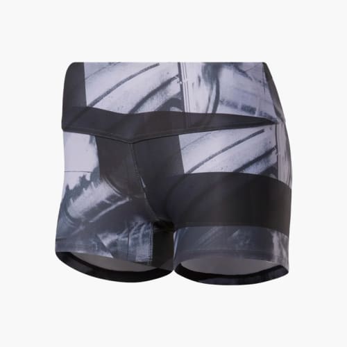 Reebok crossfit best sale shorts womens silver